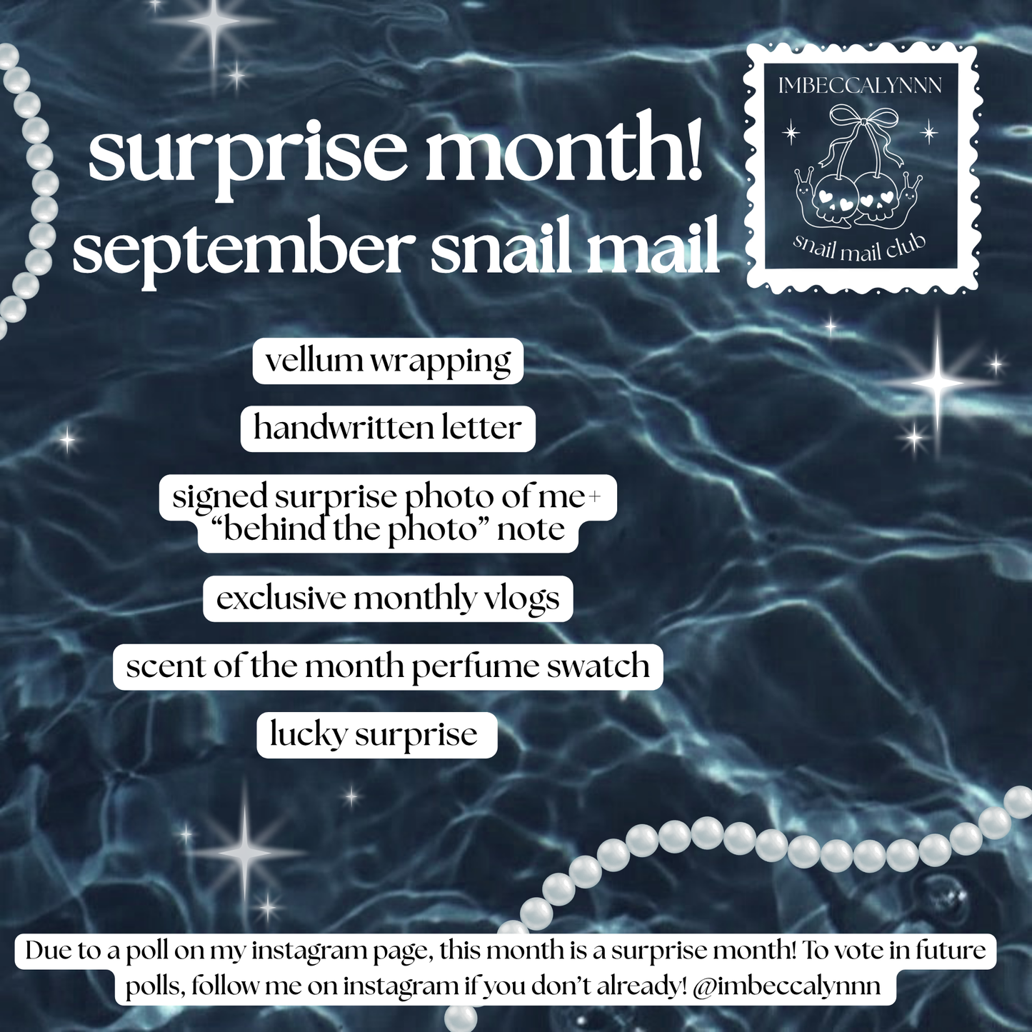 September Catch Up Mail - International
